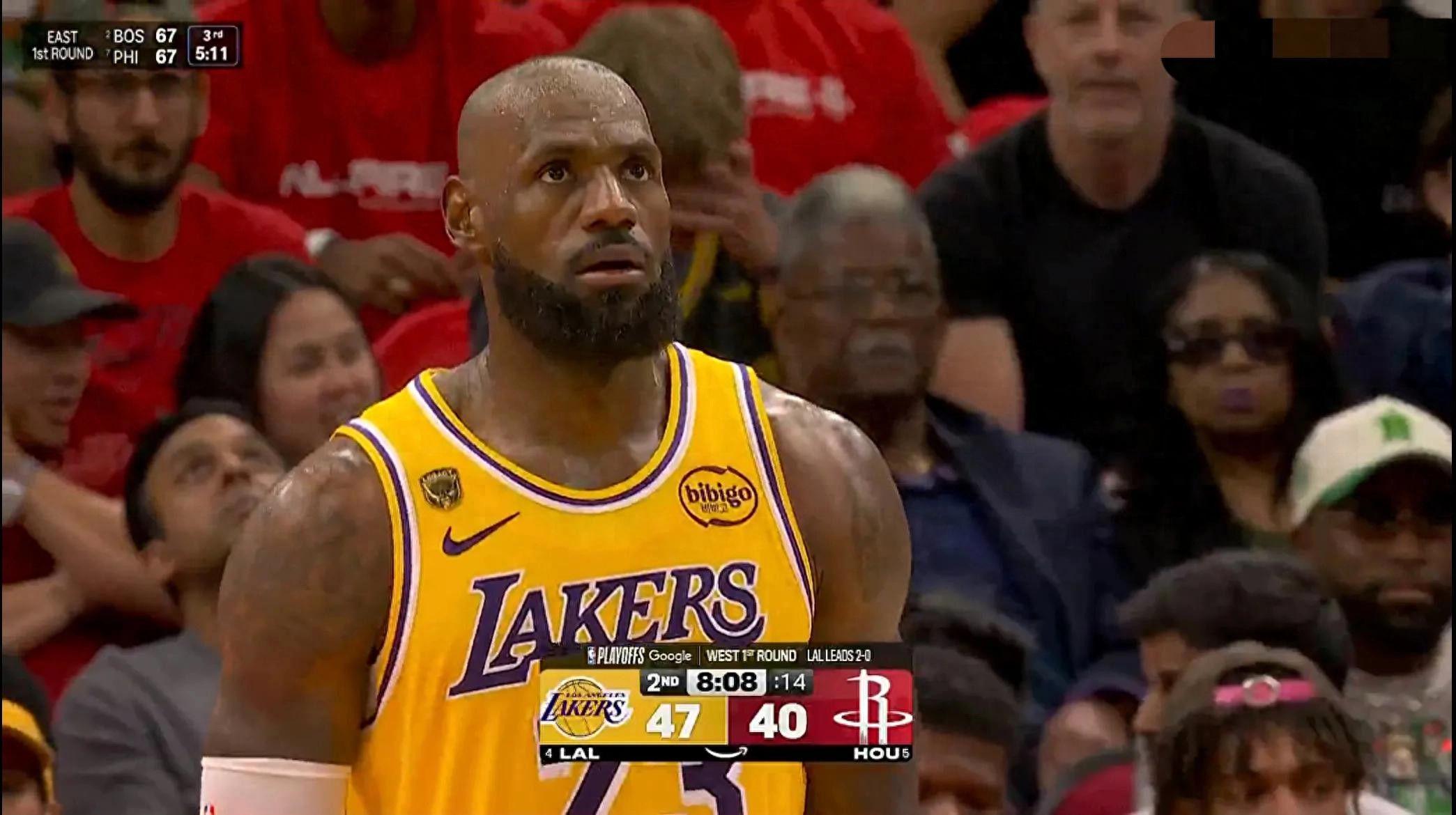 首个3-0诞生！湖人拒绝15分逆转詹姆斯3分绝平！詹姆斯父子创纪录